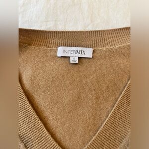 Intermix cashmere camel sweater